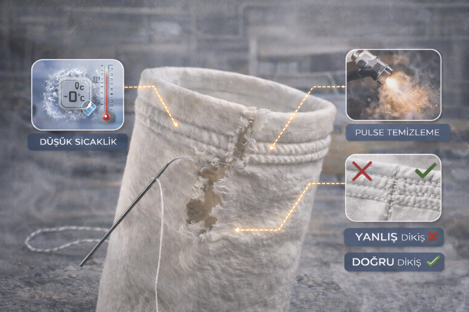 PP Filtre Torbası Hangi Kimyasal ve Sıcaklık Koşulları İçin Uygundur?