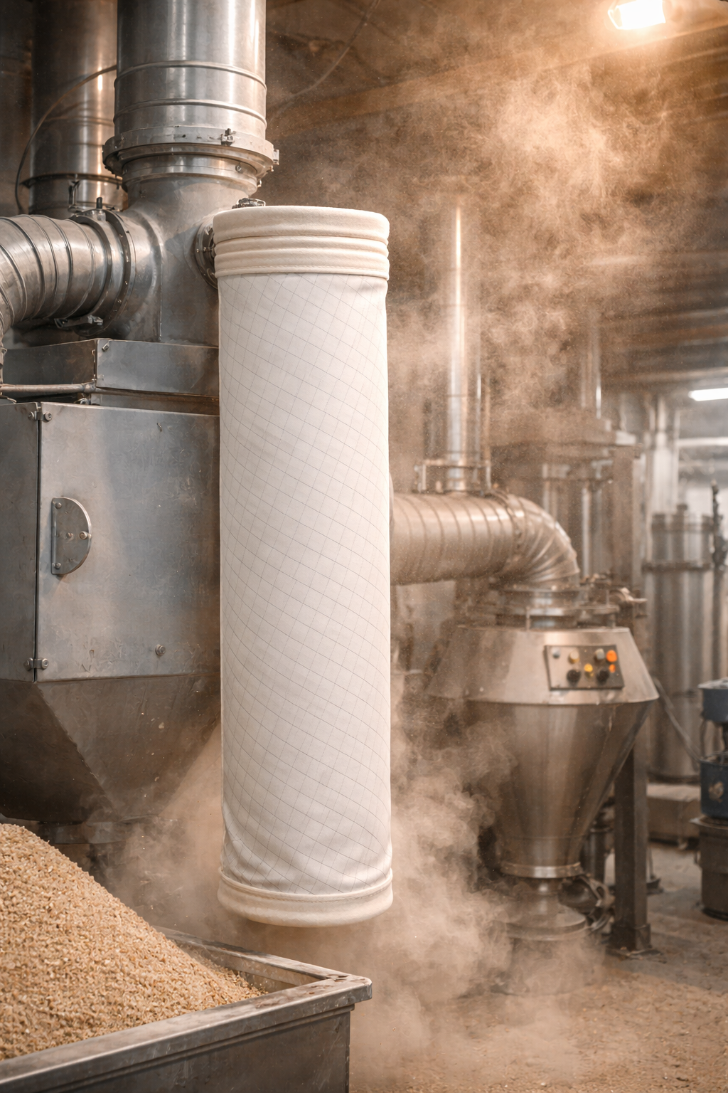 Patlayıcı Toz Ortamlarında Antistatik Filtre Torbası Uygulamaları