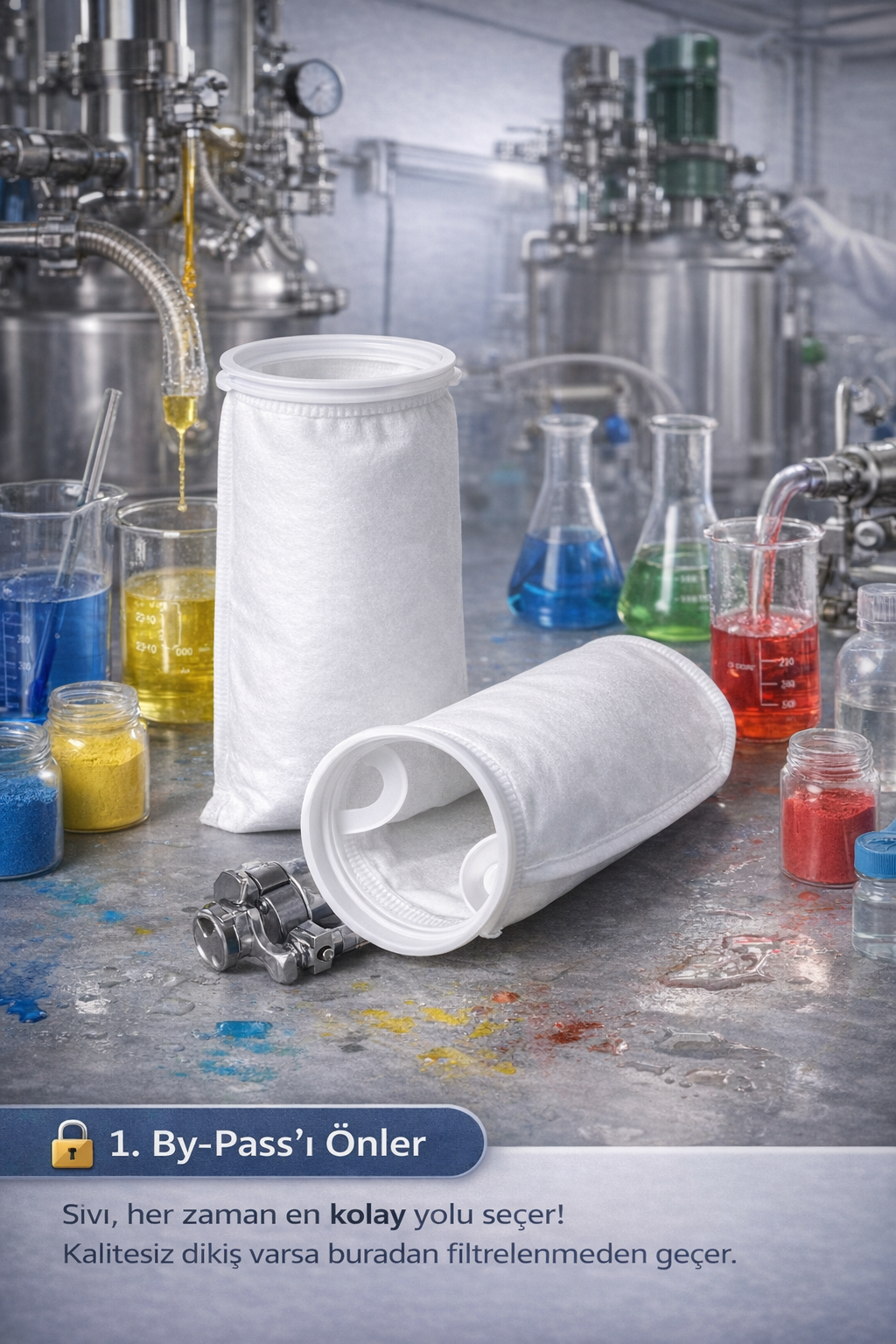 Kimya ve Boya Proseslerinde PP Sıvı Filtre Torbası Uygulamaları